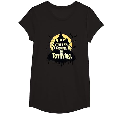 Das ist Mein Kostüm. Ich Bin furchteinflößend. Gruseliges Halloween T-Shirt, Girls, Schwarz, XS Das ist Mein Kostüm. Ich Bin furchteinflößend. Gruseliges Halloween T-Shirt, Girls, Schwarz, XS von Generic