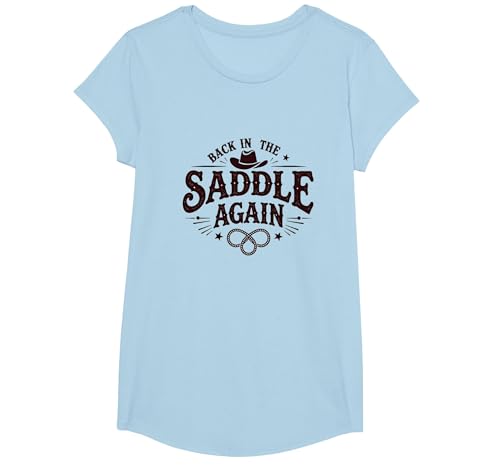 Das ist Mein zweites Rodeo Wieder im Sattel T-Shirt, Girls, Himmelblau, XS Das ist Mein zweites Rodeo Wieder im Sattel T-Shirt, Girls, Himmelblau, XS von Generic