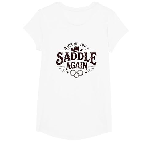 Das ist Mein zweites Rodeo Wieder im Sattel T-Shirt, Girls, Weiß, XS Das ist Mein zweites Rodeo Wieder im Sattel T-Shirt, Girls, Weiß, XS von Generic