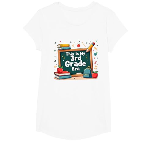 Das ist Meine 3. Klasse: Wunderliches Schulabenteuer T-Shirt, Girls, Weiß, XS Das ist Meine 3. Klasse: Wunderliches Schulabenteuer T-Shirt, Girls, Weiß, XS von Generic