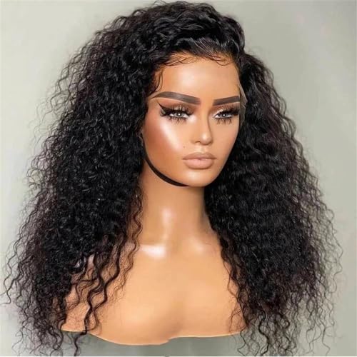 Deep Wave Frontalperücke 13X4 13X6 Deep Lockige Spitzenfront Menschliche Haar Perücken Für Frauen Wellig 4X4 Transparente Schließperücke 13X6 Lace Wig 22 Inch 180 Density von Generic