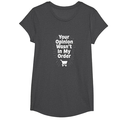 Deine Meinung war Nicht in meiner Bestellung T-Shirt, Girls, Anthrazit Meliert, XS Deine Meinung war Nicht in meiner Bestellung T-Shirt, Girls, Anthrazit Meliert, XS von Generic
