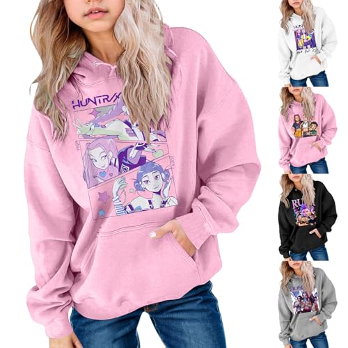 Demon Hunters Hoodies Sweatshirt Hip Hop Y2k Streetwear Süßer Pullover von Generic