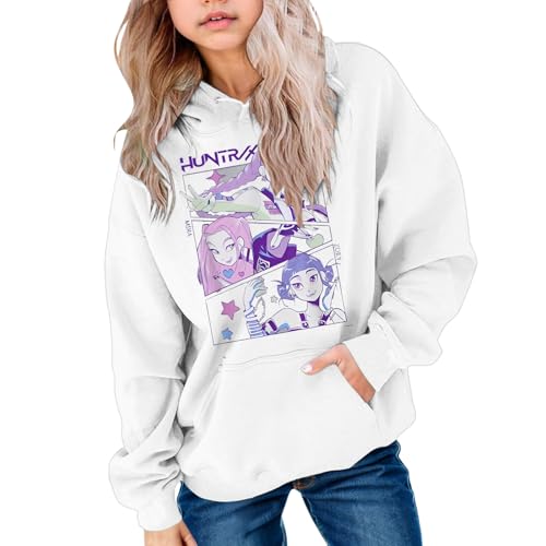 Demon Hunters Hoodies Sweatshirt Hip Hop Y2k Streetwear Süßer Pullover von Generic