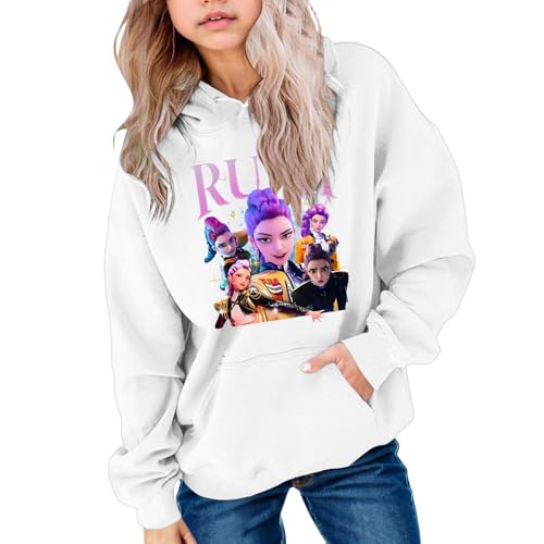 Demon Hunters Hoodies Sweatshirt Hip Hop Y2k Streetwear Süßer Pullover von Generic