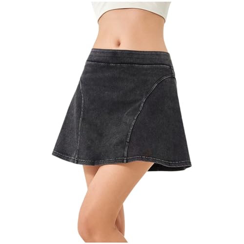 Denim Skorts für Damen Cargo-Stil Kunst Wickel Jeans Skort Röcke dehnbar hohe Taille Rock Shorts Country Konzertkleidung Denim Skorts für Damen Cargo-Stil Kunst Wickel Jeans Skort Röcke dehnbar hohe Taille Rock Shorts Country Konzertkleidung von Generic