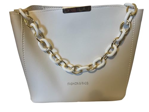 Designer-Eimer-Geldbörse, Weiss/opulenter Garten von Generic