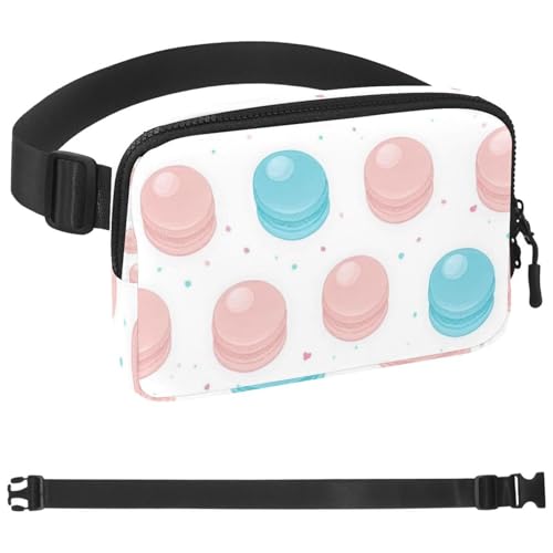 Dessert Art-749 Gürteltasche für Damen und Herren, Gürteltasche mit verstellbarem Riemen, modische Umhängetasche für Reisen, Outdoor, Laufen, Wandern, Mehrfarbig 03, 1.5x9.0x5.9in/4x23x15cm von Generic