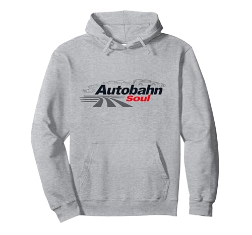 Deutsche für Männer Autobahn Seele Auto Enthusiasten Geschenk Pullover Hoodie, Unisex für Erwachsene, Grau Meliert, XL von Generic