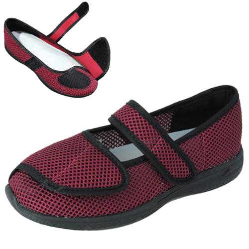 Diabetiker Sandalen Damen Extra Weit Leichte Orthopädische Schuhe Verstellbare Gesundheitsschuhe für Plantarfasziitis Geschwollene Füße 36 Diabetiker Sandalen Damen Extra Weit Leichte Orthopädische Schuhe Verstellbare Gesundheitsschuhe für Plantarfasziitis Geschwollene Füße 36 von Generic