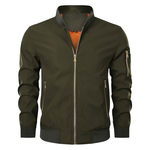 Dicke Jacke Herren Walk Jacke Herren Regenjacke 10.000 Mm WassersäUle Herren Karo Hemdjacke Herren Leichte Herrenjacke Puffer Winterjacke Herren Leichte Regenjacke Herren Herren Lammfelljacke von Generic