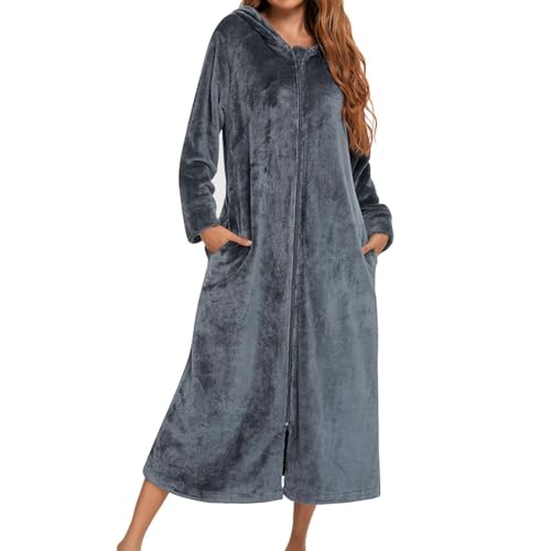 Dicker Bademantel Damen Weihnachts Elegante Schöne Onesie Leichtfrottier Pique Umstands Weiss Moderne 54 Blusen Qualität Tencel Top Luxuriöse Exklusiver Spa Angeraute Reisemorgenmantel von Generic