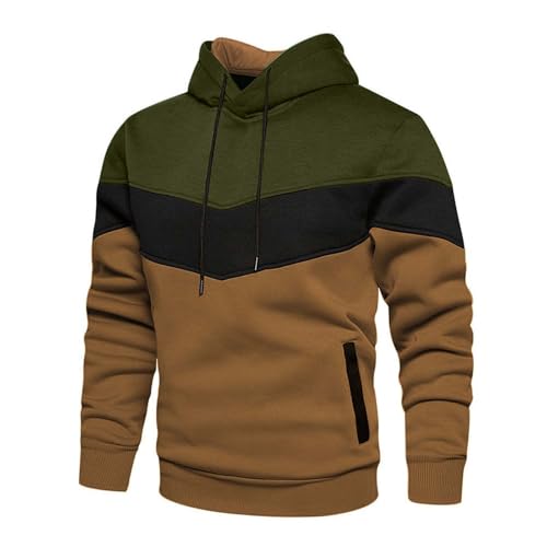 Die Discounter Hoodie Herren Winter Kapuzenpullover Farbblock Sweatshirt Casual Pullover Langarm Sportshirt Leicht Hoody mit Kapuze Locker Pulli Große Größen Langarmshirt Kordelzug Winterpullover Die Discounter Hoodie Herren Winter Kapuzenpullover Farbblock Sweatshirt Casual Pullover Langarm Sportshirt Leicht Hoody mit Kapuze Locker Pulli Große Größen Langarmshirt Kordelzug Winterpullover von Generic