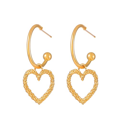 Die neueste einfache Mode im europäischen Stil eignet Sich für Damen-Party-Schmuckohrringe Ohrringe Rot Quaste (Gold, One Size) von Generic