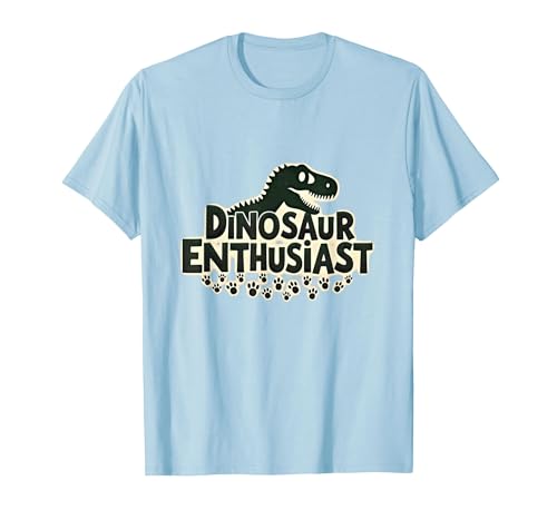 Dinosaurier-Enthusiast – prähistorisches Fan-Geschenk T-Shirt, Herren, Himmelblau, 3XL von Generic