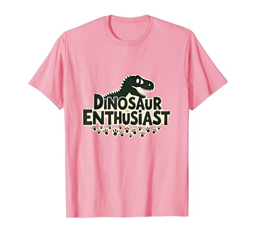 Dinosaurier-Enthusiast – prähistorisches Fan-Geschenk T-Shirt, Herren, Rosa, 3XL von Generic