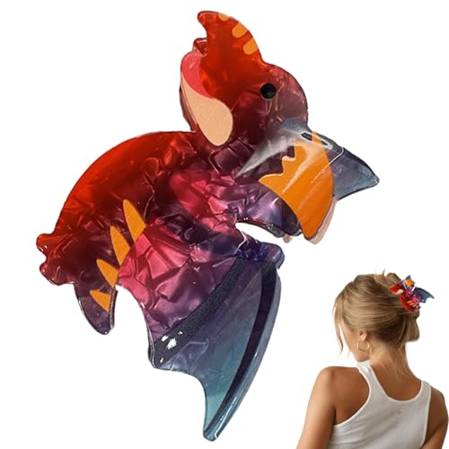 Dinosaurier-Haarspangen, Dinosaurier-Haarspangen für Mädchen – Zubehör für Dinosaurierfrisuren, kreative und elegante Haarspangen aus Acryl für Kleinkinder und von Generic