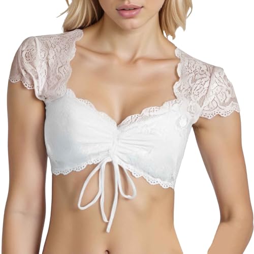 Dirndl Bluse Damen Dirndlblusen Elegante Halbarm Spitzebluse Dirndlbluse Weiß Trachtenbluse Kurzarm Tracht Blusen Oktoberfest Kostüm Dirndlblusen Blusenshirt Hemdbluse Große Größen Dirndl Bluse Damen Dirndlblusen Elegante Halbarm Spitzebluse Dirndlbluse Weiß Trachtenbluse Kurzarm Tracht Blusen Oktoberfest Kostüm Dirndlblusen Blusenshirt Hemdbluse Große Größen von Generic