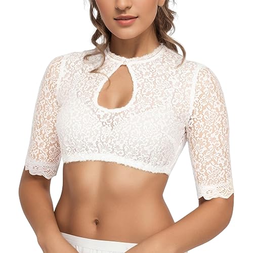 Dirndl Bluse Damen Spitze Dirndlbluse Hochgeschlossen Trachtenbluse Weiß Schwarz Trachtenblusen Langarm Kurzarm Oktoberfest Frauen Outfit Tracht Trachtenmode Dirndlblusen V Ausschnitt Große Größen Dirndl Bluse Damen Spitze Dirndlbluse Hochgeschlossen Trachtenbluse Weiß Schwarz Trachtenblusen Langarm Kurzarm Oktoberfest Frauen Outfit Tracht Trachtenmode Dirndlblusen V Ausschnitt Große Größen von Generic