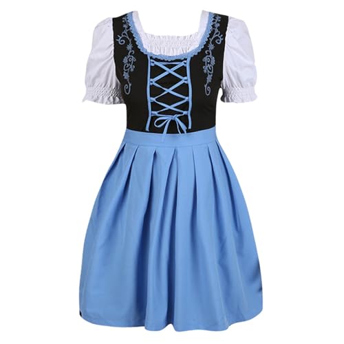 Dirndl Damen, Dirndl Für Damen Dirndl Grosse Grössen Dirndl Rock Dirndl Rosa Oktoberfest Accessoires Dirndelkleider Damen Stockerpoint Dirndl Dirndl Gr 53 Dirndl 52(A01,4XL) von Generic