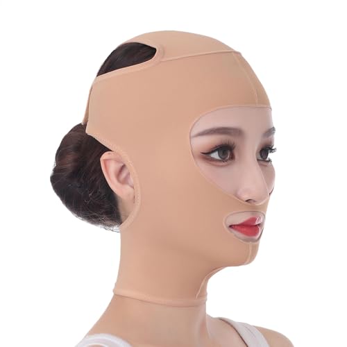 Doppelkinn-Entferner, V-förmiges Gesichts-Patch – Face Facing Hebeband Enhancer, Hebegürtel für das Gesicht zum Abnehmen des Kinns von Generic