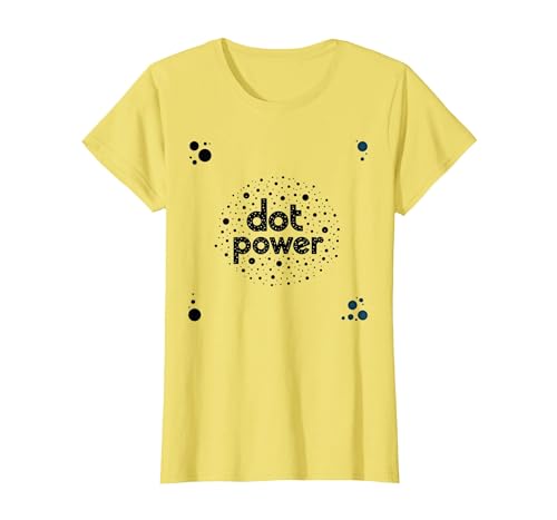 Dot Boys Power: Verspielte Gepunktete Grafikkunst T-Shirt, Damen, Gelb, XS Dot Boys Power: Verspielte Gepunktete Grafikkunst T-Shirt, Damen, Gelb, XS von Generic