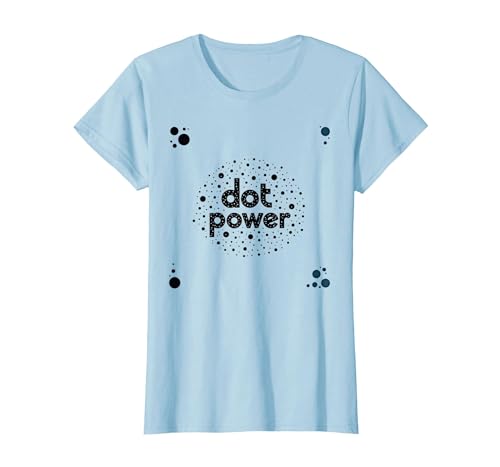 Dot Boys Power: Verspielte Gepunktete Grafikkunst T-Shirt, Damen, Himmelblau, XS Dot Boys Power: Verspielte Gepunktete Grafikkunst T-Shirt, Damen, Himmelblau, XS von Generic