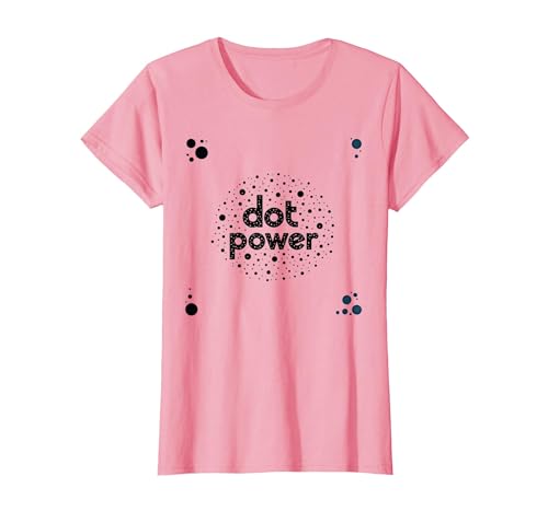 Dot Boys Power: Verspielte Gepunktete Grafikkunst T-Shirt, Damen, Rosa, XS Dot Boys Power: Verspielte Gepunktete Grafikkunst T-Shirt, Damen, Rosa, XS von Generic