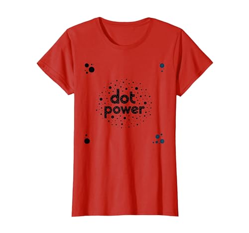Dot Boys Power: Verspielte Gepunktete Grafikkunst T-Shirt, Damen, Rot, XS Dot Boys Power: Verspielte Gepunktete Grafikkunst T-Shirt, Damen, Rot, XS von Generic
