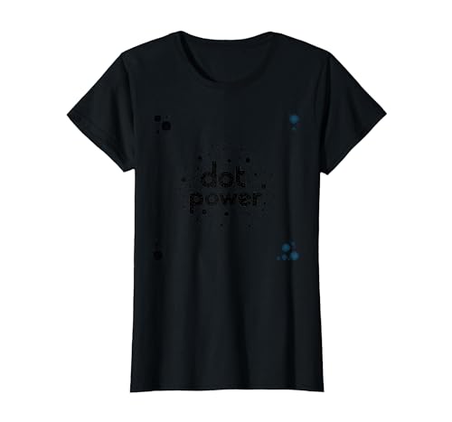 Dot Boys Power: Verspielte Gepunktete Grafikkunst T-Shirt, Damen, Schwarz, XS Dot Boys Power: Verspielte Gepunktete Grafikkunst T-Shirt, Damen, Schwarz, XS von Generic