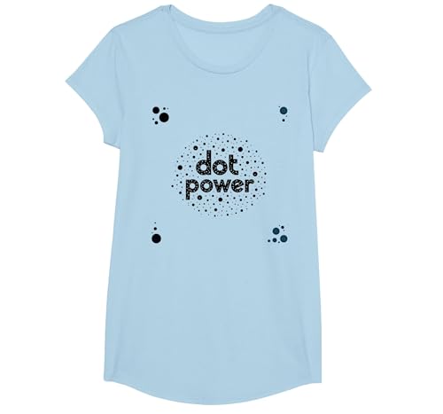 Dot Boys Power: Verspielte Gepunktete Grafikkunst T-Shirt, Girls, Himmelblau, XS Dot Boys Power: Verspielte Gepunktete Grafikkunst T-Shirt, Girls, Himmelblau, XS von Generic