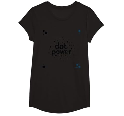 Dot Boys Power: Verspielte Gepunktete Grafikkunst T-Shirt, Girls, Schwarz, XS Dot Boys Power: Verspielte Gepunktete Grafikkunst T-Shirt, Girls, Schwarz, XS von Generic