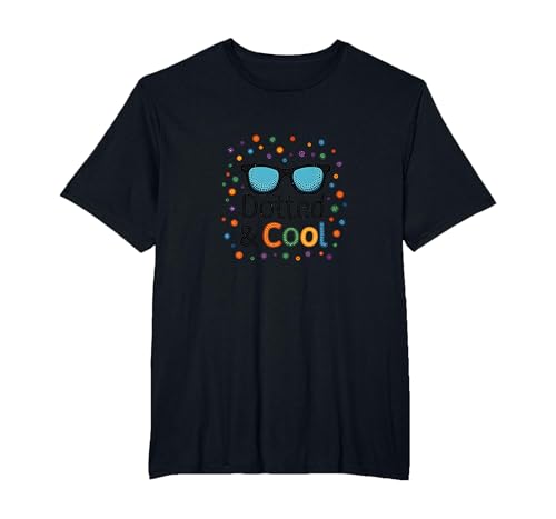 Dotted & Cool Dot Day Jungen Funky Sonnenbrille Celebration T-Shirt, Herren Große Größen, Schwarz, 2X Tall Dotted & Cool Dot Day Jungen Funky Sonnenbrille Celebration T-Shirt, Herren Große Größen, Schwarz, 2X Tall von Generic
