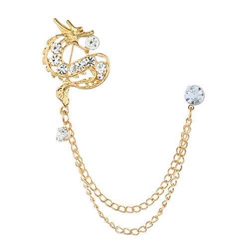 Dragon Rhinestone Quasten-Kette, Kostüm, Tipp, Brosche, Brosche, kostengünstig und langlebig von Generic