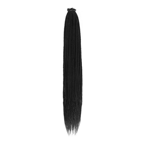Dreadlock-Extensions, Handgefertigtes Häkelhaar, Synthetisch, 24–36 Zoll, Dread-Extension, Häkelzöpfe Für Frauen, Dreadlocks-Haar von Generic