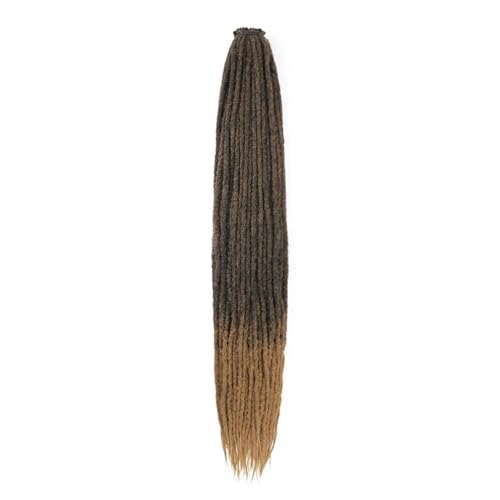Dreadlock-Extensions, Handgefertigtes Häkelhaar, Synthetisch, 24–36 Zoll, Dread-Extension, Häkelzöpfe Für Frauen, Dreadlocks-Haar von Generic