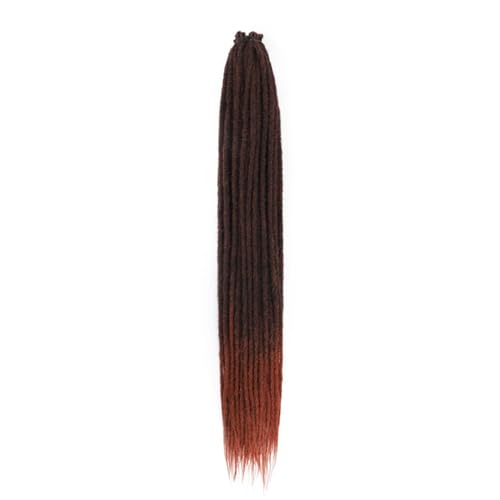 Dreadlock-Extensions, Handgefertigtes Häkelhaar, Synthetisch, 24–36 Zoll, Dread-Extension, Häkelzöpfe Für Frauen, Dreadlocks-Haar von Generic