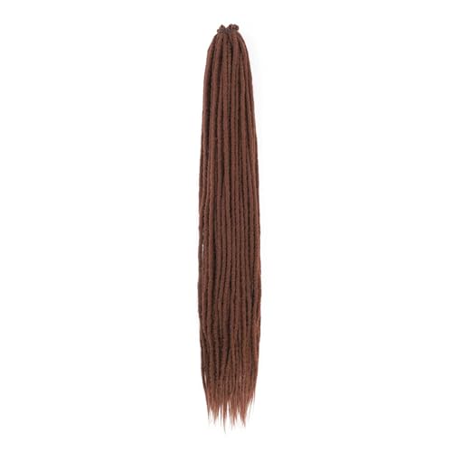 Dreadlock-Extensions, Handgefertigtes Häkelhaar, Synthetisch, 24–36 Zoll, Dread-Extension, Häkelzöpfe Für Frauen, Dreadlocks-Haar von Generic
