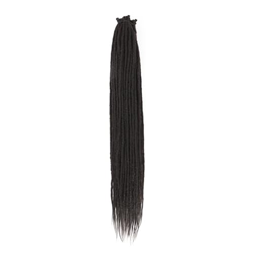 Dreadlock-Extensions, Handgefertigtes Häkelhaar, Synthetisch, 24–36 Zoll, Dread-Extension, Häkelzöpfe Für Frauen, Dreadlocks-Haar von Generic