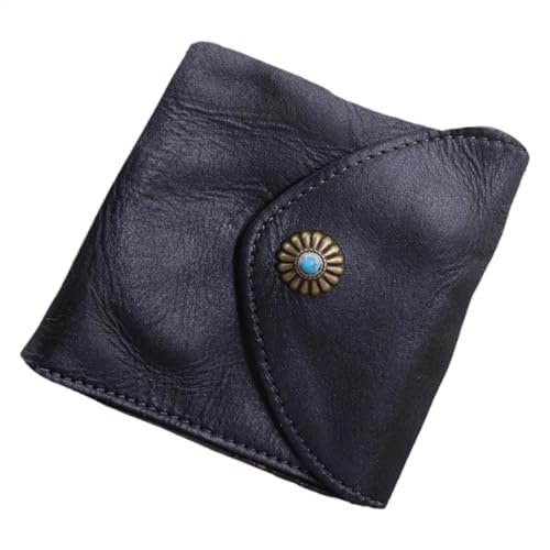 Dreifach-Geldbörse, Leder-Geldbörse | Kartenetui aus PU-Leder mit Kartenfächern - Kompakter dreifach Faltbarer Kleingeldhalter, multifunktionale tragbare Geldbörse für den täglichen Gebrauch von Generic