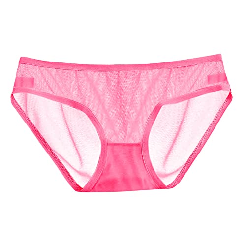 Durchsichtig Damenslip Panties Transparent Damen Unterhosen Niedrige Taille Stretch Unterwäsche Frauen Spitze Tanga Weich Und Dehnbar Höschen Für Frauen Bikinis Taillenslips Hipster Pantys von Generic