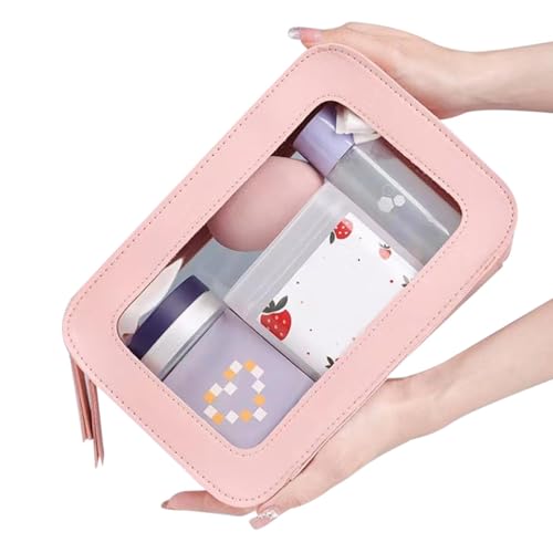 Durchsichtige Reise-Make-up-Tasche,Durchsichtige Make-up-Tasche - Reißverschluss-Auto-Organizer-Kosmetiktaschen | Reise-Kulturbeutel, wasserdichter Aufbewahrungs-Organizer, Kosmetiktasche, Make-up-Org von Generic