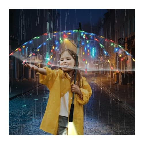 Durchsichtiger Regenschirm LED Transparenter Leuchtschirm mit Taschenlampe schafft eine traumhafte Atmosphäre for Sie. Der eignet Sich for Geburtstags, Hochzeits und Weihnachtsfeier Durchsichtiger Regenschirm LED Transparenter Leuchtschirm mit Taschenlampe schafft eine traumhafte Atmosphäre for Sie. Der eignet Sich for Geburtstags, Hochzeits und Weihnachtsfeier von Generic