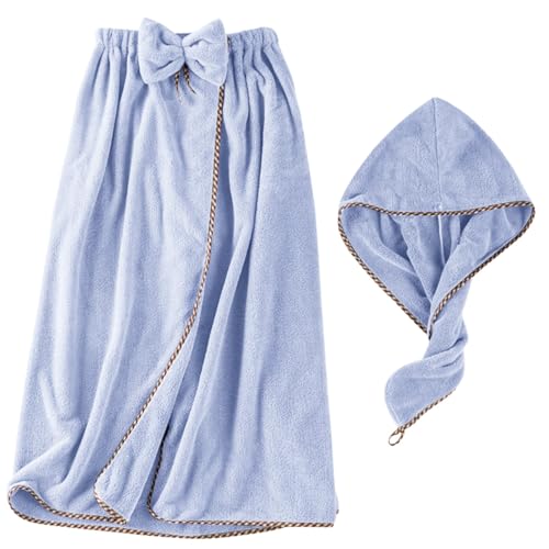 Duschhaube wiederverwendbare,Elastisch Haarhaube für Damen Herrn und kinder,Korallensamt-Duschkleid Wasserdichte Verstellbare,Schlafkappe Shower Cap einstellbar für die meisten (BU1, One Size) von Generic