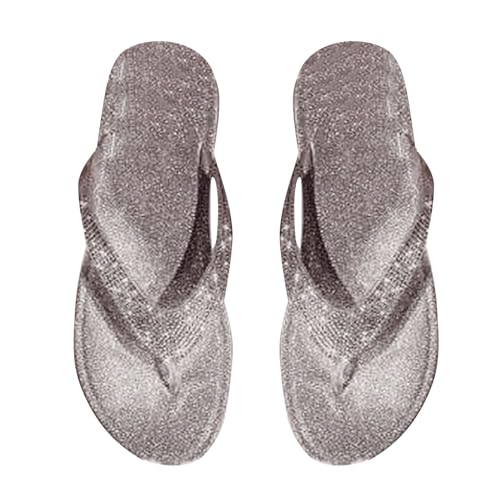 Duschschuhe Damen rutschfest Trekkingschuhe Flip Flops Damen Glitzer Strass Modisch Flache Schuhe Weich Bequem Strandschuhe Hochwertige Gummischuhe Leichtgewichts Sommerschuhe Open Toe Atmungsaktiv Duschschuhe Damen rutschfest Trekkingschuhe Flip Flops Damen Glitzer Strass Modisch Flache Schuhe Weich Bequem Strandschuhe Hochwertige Gummischuhe Leichtgewichts Sommerschuhe Open Toe Atmungsaktiv von Generic