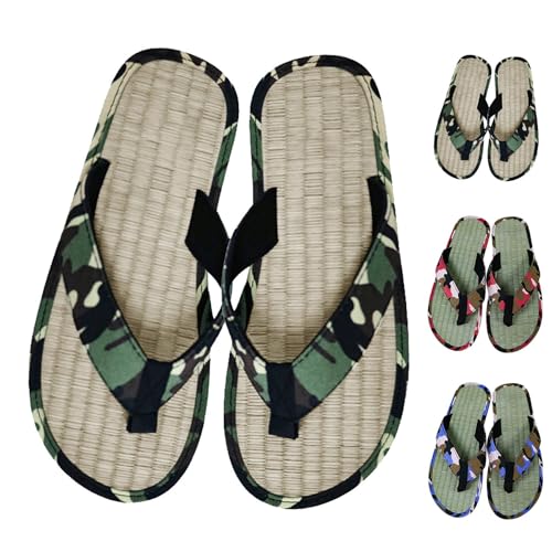 Duschschuhe Herren Bambus rutschfest Schlappen Herren Comfy Outdoor rutschfeste Casual Atmungsaktive Flip Flop Offene Breite Füße Flach Slipper Leichte Bequem Freizeit Mode Slide Duschschuhe Herren Bambus rutschfest Schlappen Herren Comfy Outdoor rutschfeste Casual Atmungsaktive Flip Flop Offene Breite Füße Flach Slipper Leichte Bequem Freizeit Mode Slide von Generic
