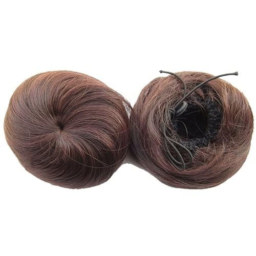 Dutt-Haarteile für Frauen, Haarknoten, Kordelzug, Pferdeschwanz-Haarteil, Chignon-Hochsteckfrisur, Clip-in-Haargummis, Haarteile, synthetisches glattes Haar, Chignon-Erweiterungen für Frauen, Haarkn von Generic