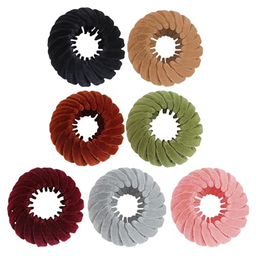 Dutthalter für Damen, Haarknotenhalter, 7 x Platte, Krawatten für Haarklammern, erweiterbar, in Vogelform, Suppe von Generic