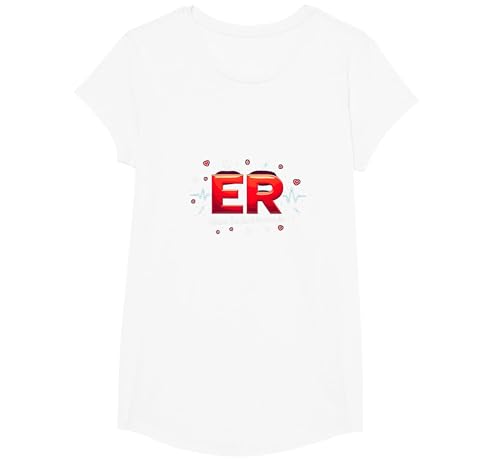 ER: Wo das wahre Drama ist - Medizinischer Humor T-Shirt, Girls, Weiß, XS ER: Wo das wahre Drama ist - Medizinischer Humor T-Shirt, Girls, Weiß, XS von Generic