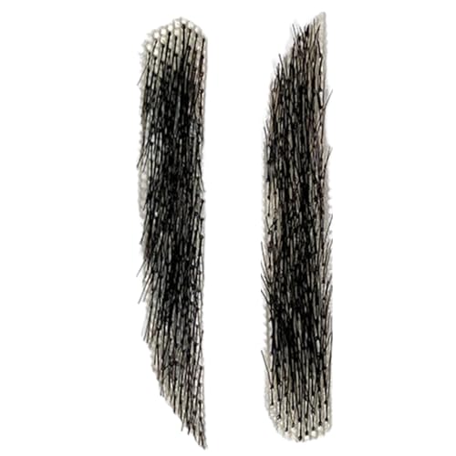 Echtes Haar der falschen Augenbrauen - Natürliche Augenbrauen-Verlängerungen, Augenbrauenstreifen für Haare | Augenbrauen für leichtes atmungsaktives echtes Haar, Augenbrauen-Patches von Generic